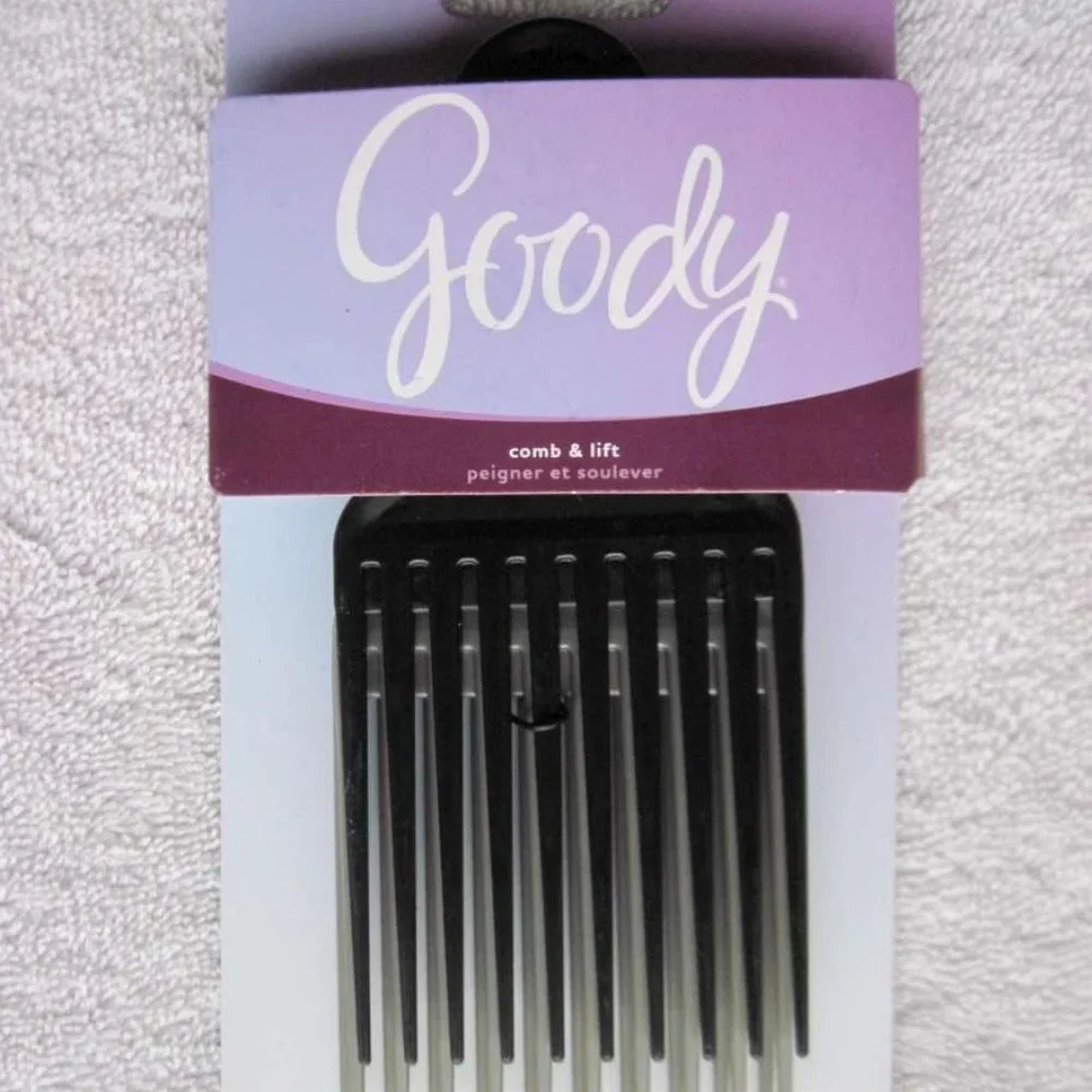 3 Goody Pick Combs Plastic Wide Space Teeth Hair Pic Lift Tool Volume Style 2015